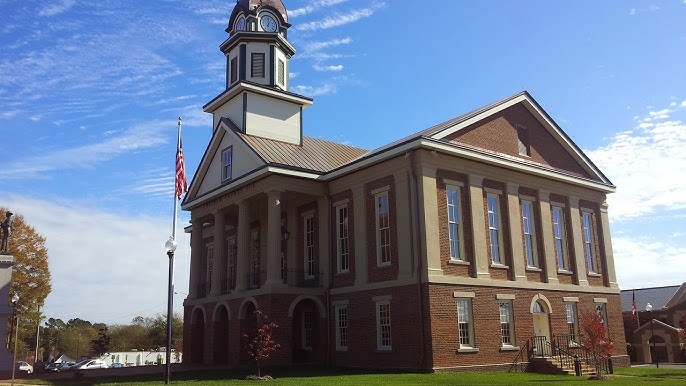 Historic Chatham County courthouse in Pittsboro, NC